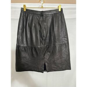 Patricia Wolf vintage leather skirt